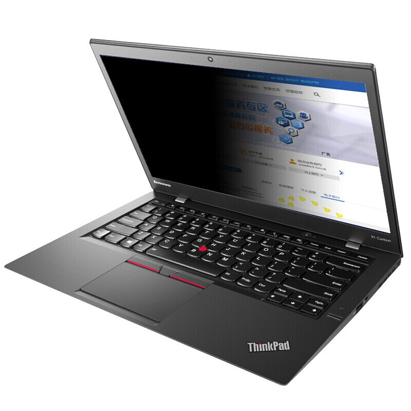 联想ThinkPad X1 Carbon 9代防窥膜  电脑屏幕贴膜14英寸2020笔记本隐私保护膜的照片